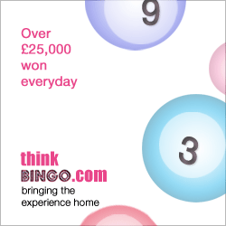 Think Bingo - Play online bingo and get 100% Deposit